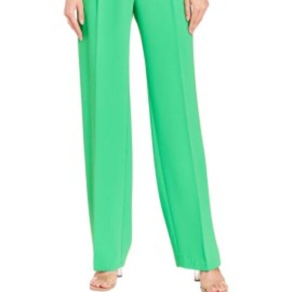 Amanda Uprichard designer Green Straight Leg Wallace Trousers M - Picture 12 of 12